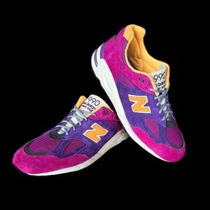 New Balance 990 V2 Teddy Santis “Purple Yellow” Lifestyle shoes Men’s size 10.5
